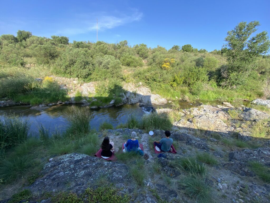 somatic therapy in spain , meditation near the river