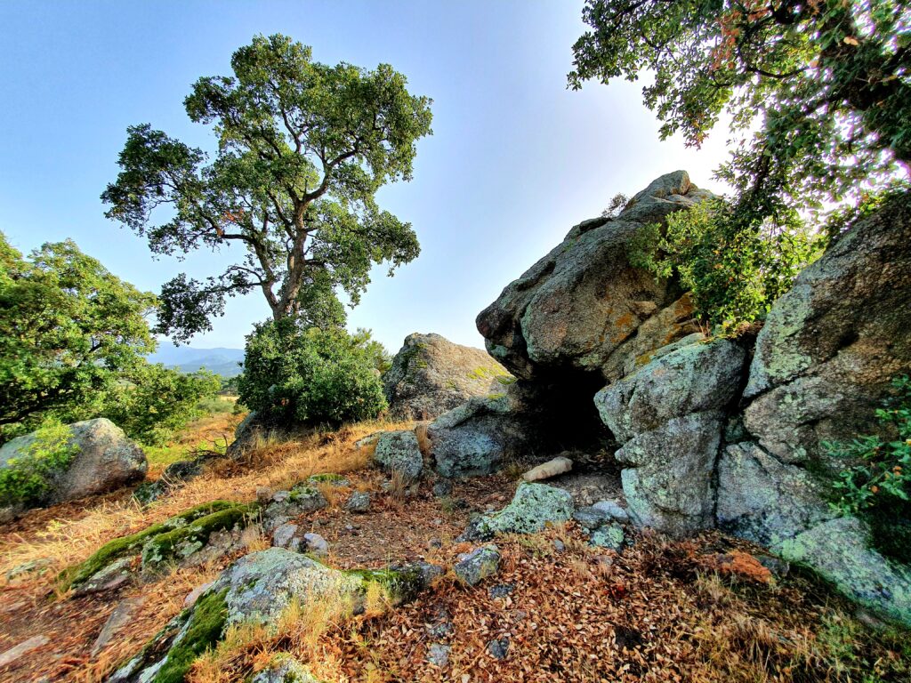 spain dolmen old stone as a meditation place